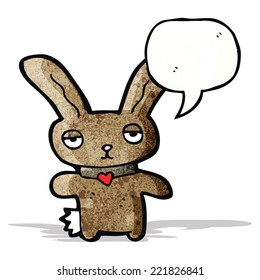 funny cartoon rabbit