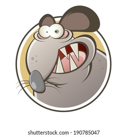 funny cartoon rat