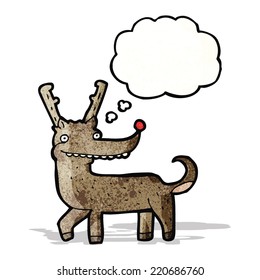 funny cartoon reindeer
