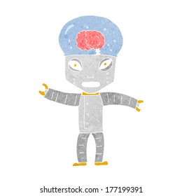 robot de caricatura divertido