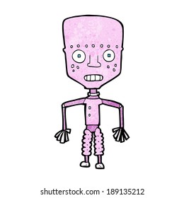 robot de caricatura divertido