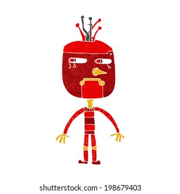 funny cartoon robot