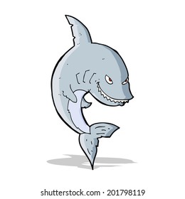 funny cartoon shark
