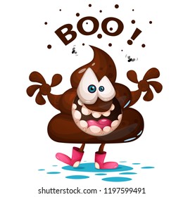 Caricatura divertida - personajes monstruosos. Pasos vectoriales 10