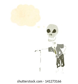 funny cartoon skeleton