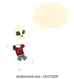 funny cartoon skeleton