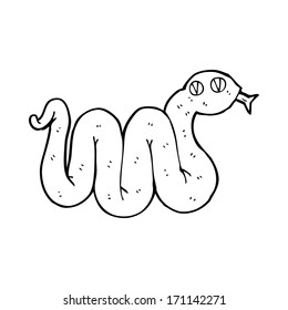 funny cartoon snake