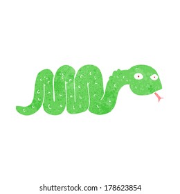 lustige Kartoonschlange