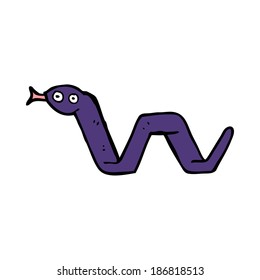serpiente de caricatura divertida