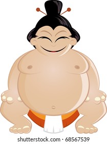 Funny Cartoon Sumo