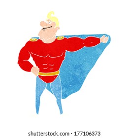 funny cartoon superhero