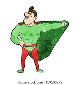 lustiger Cartoon-Superheld
