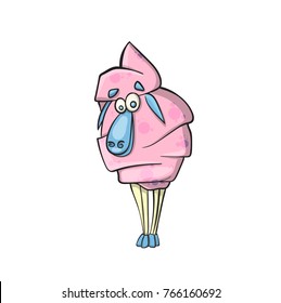 funny cartoon sweet wool
sheep