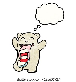 funny cartoon teddy bear