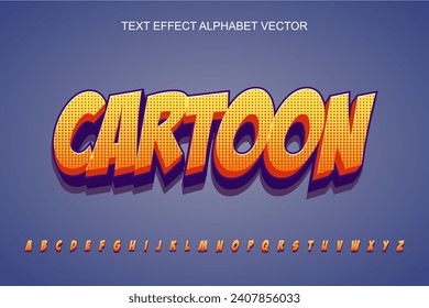 FUNNY CARTOON TEXT EFFECT 3D STYLE 