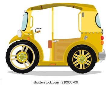 Auto Rickshaw Cartoon High Res Stock Images Shutterstock