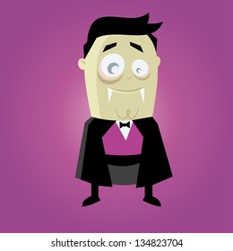 lustiger Cartoon-Vampir