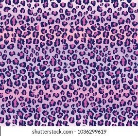 Funny cartoon Vector jaguar pattern. Trendy Vector leopard texture. Background of leopard skin.