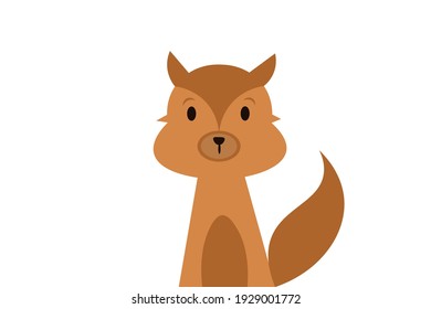 Funny Cartoon Wolf Vektorgrafik