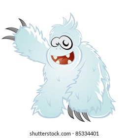 Funny Cartoon Yeti