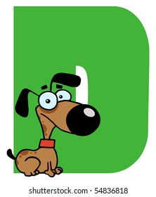 Funny Cartoons Alphabet-D