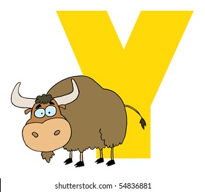 Funny Cartoons Alphabet-Y