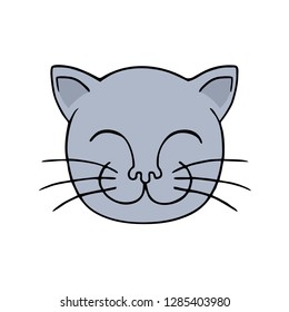 funny cat illustration