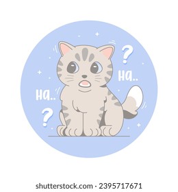 funny cat meme vector 13