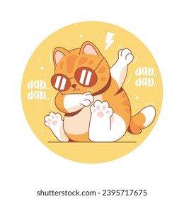 funny cat meme vector 8