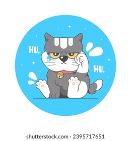 funny cat meme vector 9