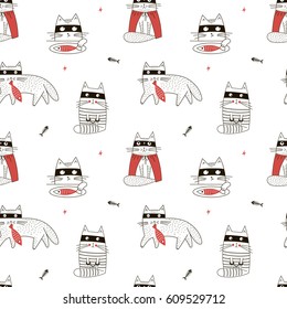 funny cat pattern