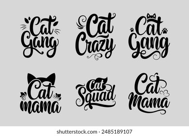  Funny Cat short Quotes T-Shirt for International Cat Day