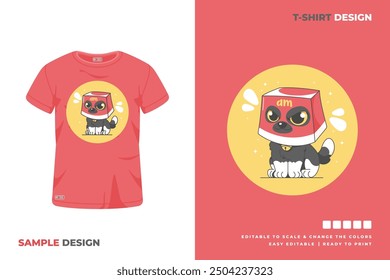 funny cat t shirt design 50