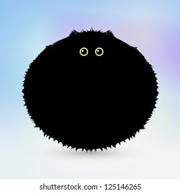 Funny cat vector