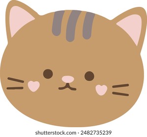 funny cat vector design carton style cat