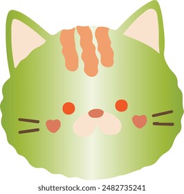 funny cat vector design carton style cat
