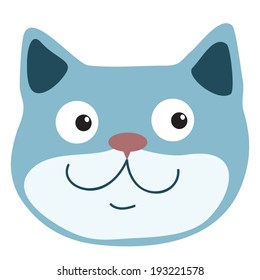 Funny cat vector illustration