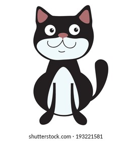 Funny Cat Vector Illustration Stock Vector (Royalty Free) 193221626 ...