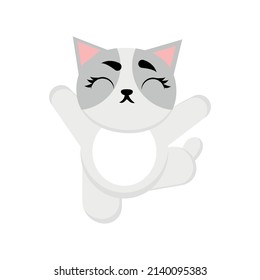 funny cat vector illustration eps 10