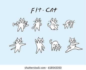  Funny cats go in for sports