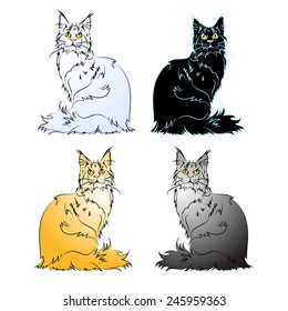 Funny cats sketch