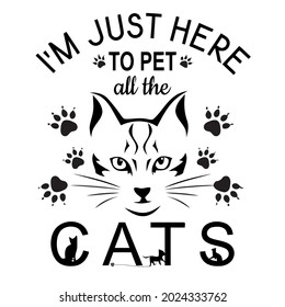 funny cats wo long design vector illustration for use in design and print wall art poster canvas