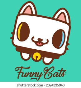 funny cats wo wide neck sweat