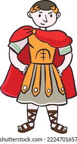 funny character Caesar the Roman Emperor