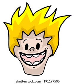 Funny character face