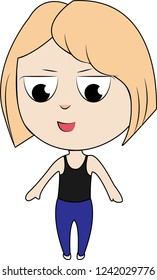 funny character girl