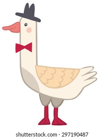 funny character goose