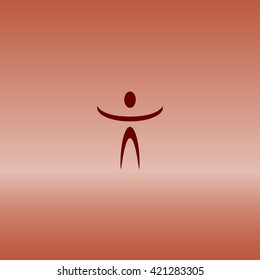 Funny character icon
