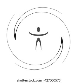 Funny character icon