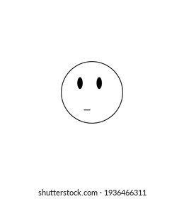 Funny character on white background